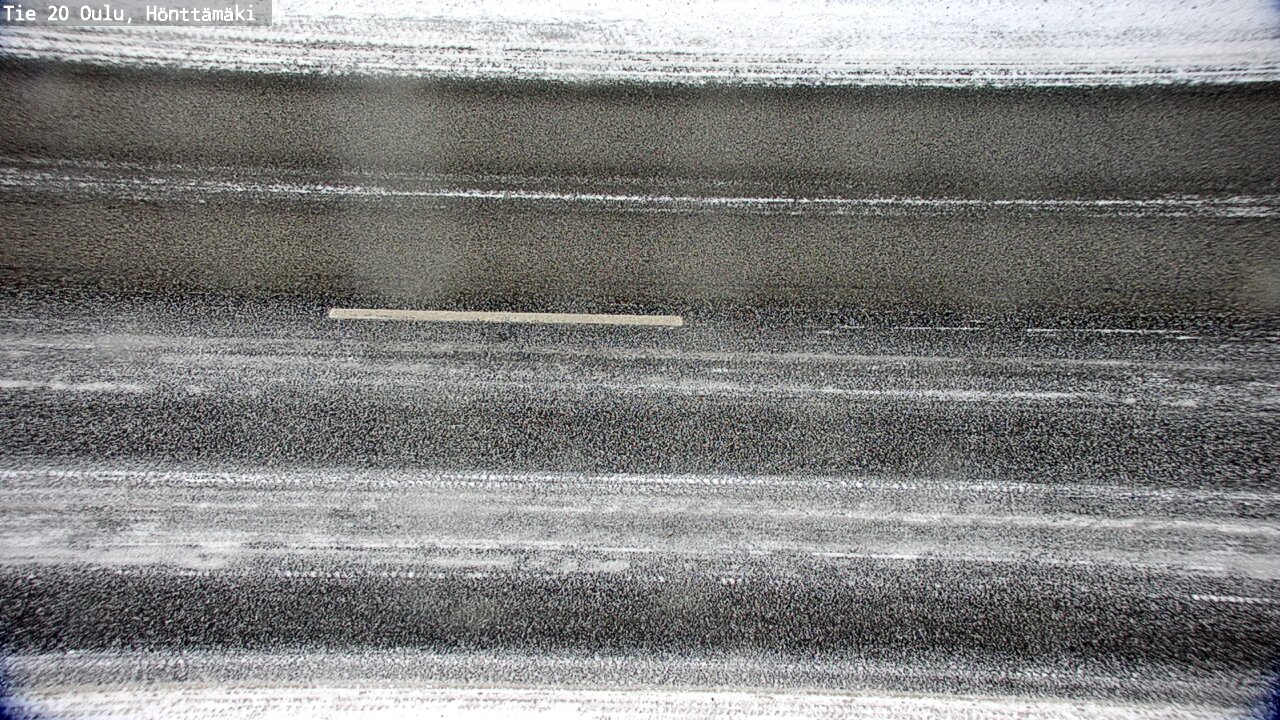 Weather Camera Image Road 20 Oulu, Hönttämäki, Oulu, Pohjois-Pohjanmaa