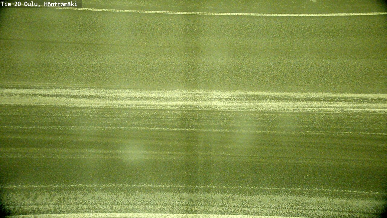 Weather Camera Image Road 20 Oulu, Hönttämäki, Oulu, Pohjois-Pohjanmaa