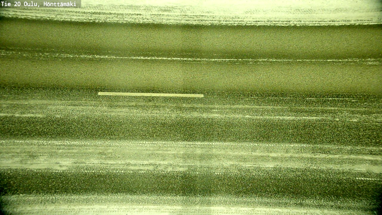 Weather Camera Image Road 20 Oulu, Hönttämäki, Oulu, Pohjois-Pohjanmaa