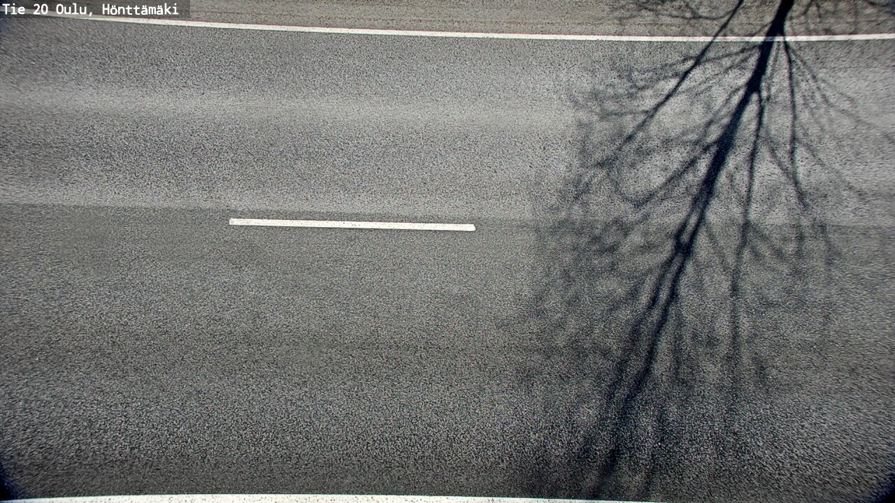 Weather Camera Image Road 20 Oulu, Hönttämäki, Oulu, Pohjois-Pohjanmaa