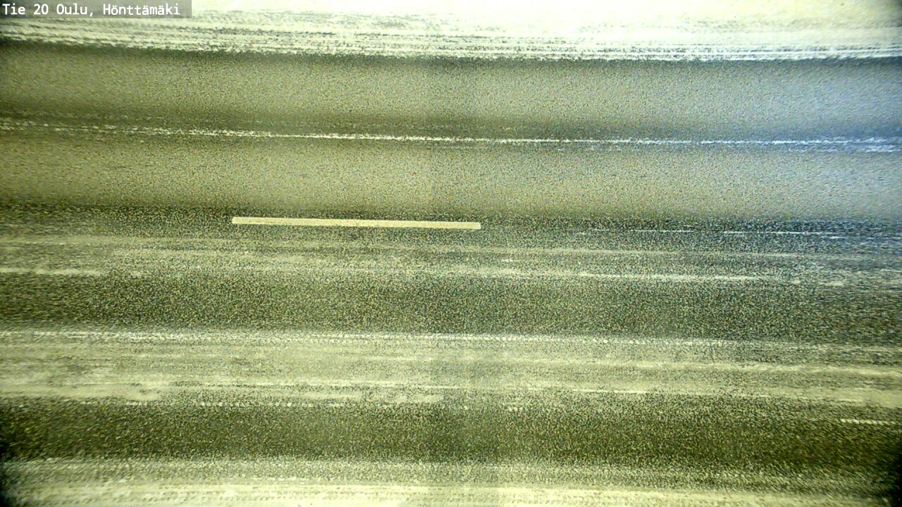 Weather Camera Image Road 20 Oulu, Hönttämäki, Oulu, Pohjois-Pohjanmaa