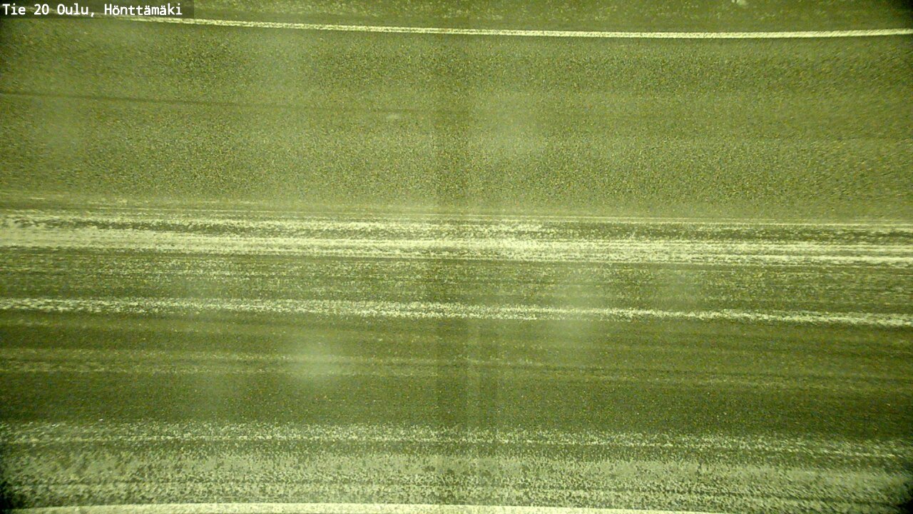 Weather Camera Image Road 20 Oulu, Hönttämäki, Oulu, Pohjois-Pohjanmaa
