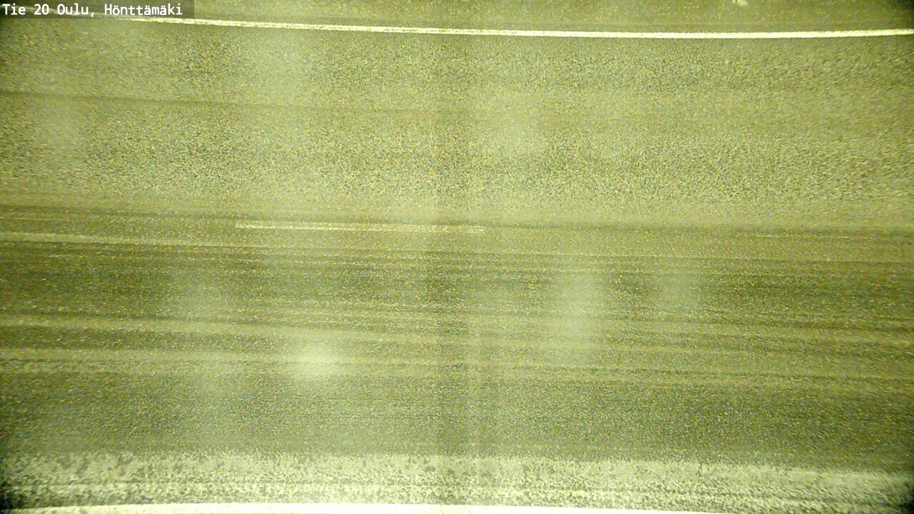 Weather Camera Image Road 20 Oulu, Hönttämäki, Oulu, Pohjois-Pohjanmaa
