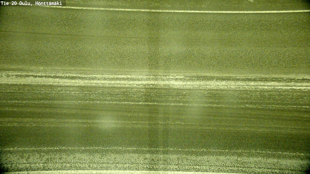 Weather Camera Image Road 20 Oulu, Hönttämäki, Oulu, Pohjois-Pohjanmaa