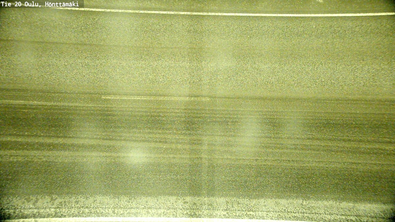Weather Camera Image Road 20 Oulu, Hönttämäki, Oulu, Pohjois-Pohjanmaa