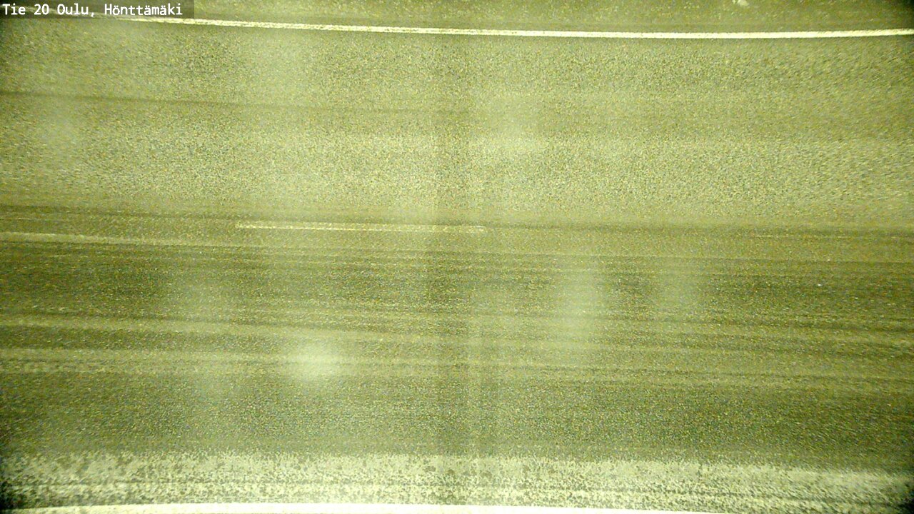 Weather Camera Image Road 20 Oulu, Hönttämäki, Oulu, Pohjois-Pohjanmaa