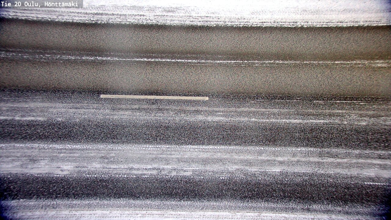 Weather Camera Image Road 20 Oulu, Hönttämäki, Oulu, Pohjois-Pohjanmaa