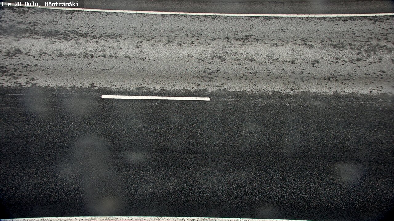 Weather Camera Image Väg 20 Oleåborg, Hönttämäki, Oulu, Pohjois-Pohjanmaa