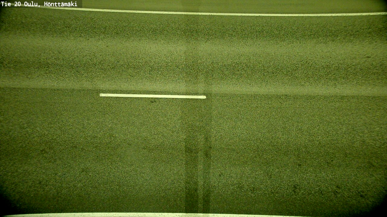 Weather Camera Image Road 20 Oulu, Hönttämäki, Oulu, Pohjois-Pohjanmaa