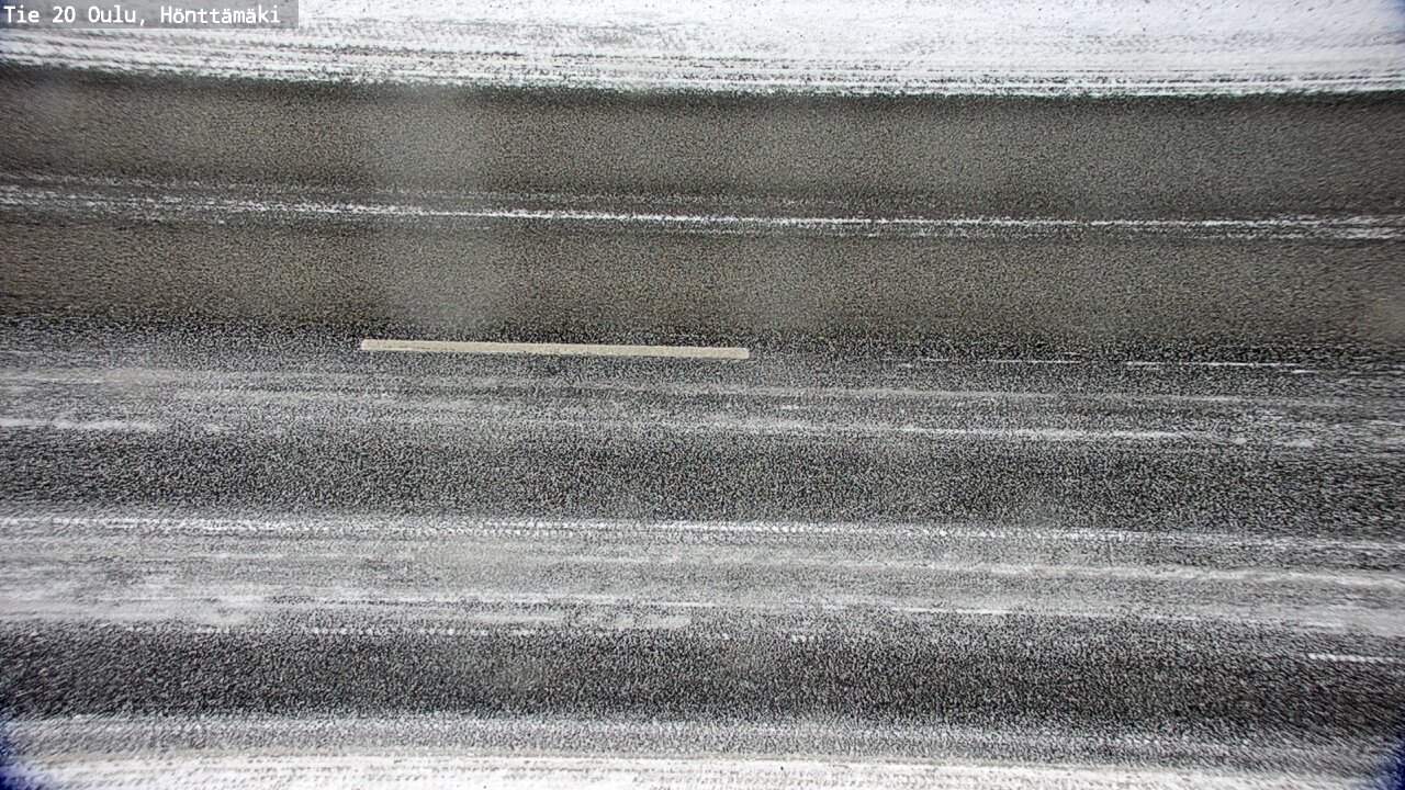 Weather Camera Image Road 20 Oulu, Hönttämäki, Oulu, Pohjois-Pohjanmaa