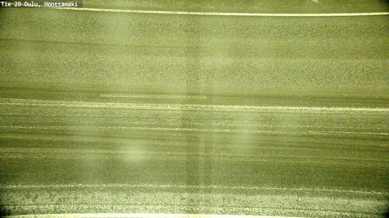 Weather Camera Image Road 20 Oulu, Hönttämäki, Oulu, Pohjois-Pohjanmaa