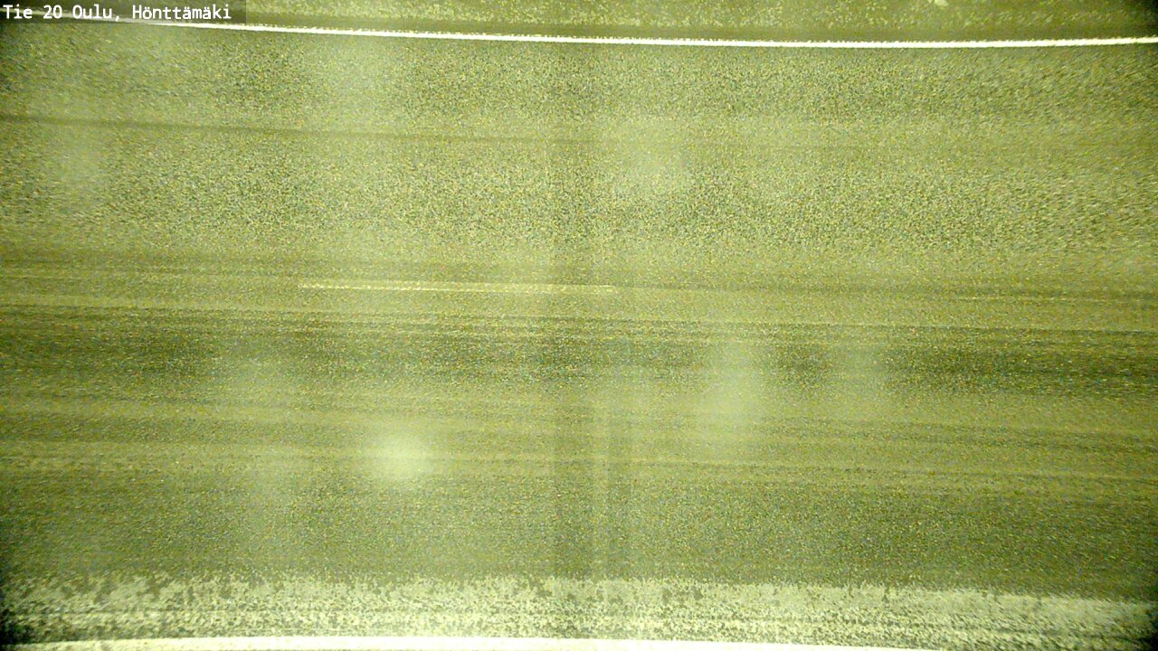 Weather Camera Image Road 20 Oulu, Hönttämäki, Oulu, Pohjois-Pohjanmaa