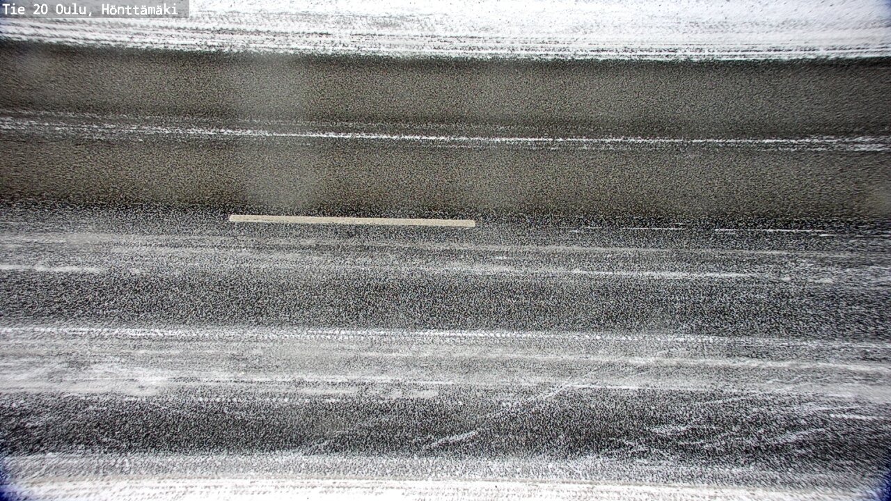 Weather Camera Image Road 20 Oulu, Hönttämäki, Oulu, Pohjois-Pohjanmaa