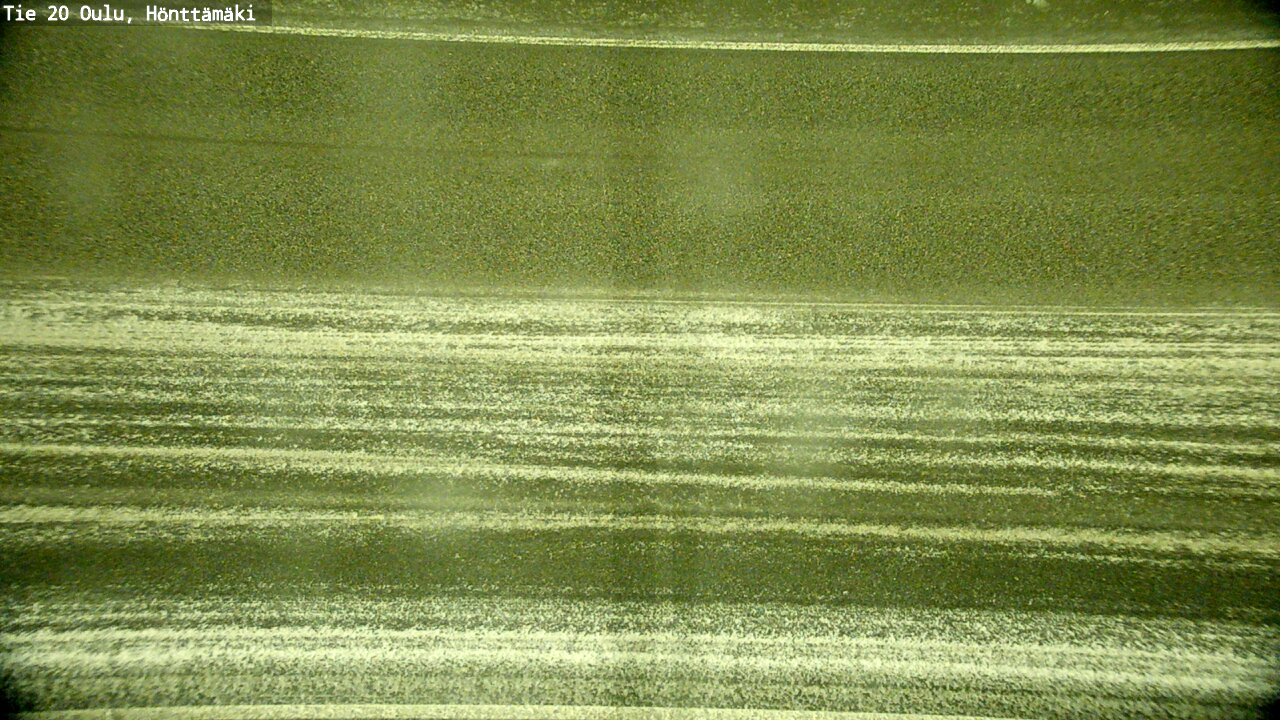 Weather Camera Image Road 20 Oulu, Hönttämäki, Oulu, Pohjois-Pohjanmaa