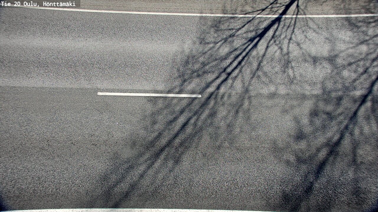 Weather Camera Image Road 20 Oulu, Hönttämäki, Oulu, Pohjois-Pohjanmaa