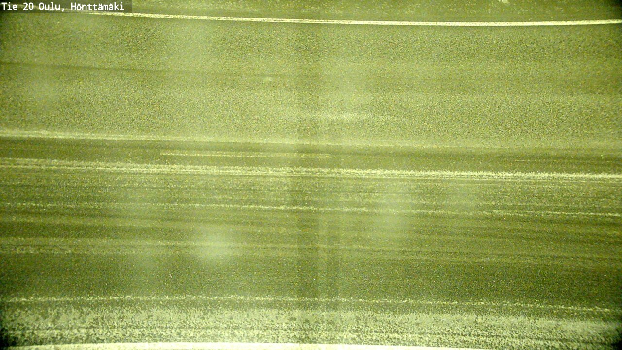 Weather Camera Image Road 20 Oulu, Hönttämäki, Oulu, Pohjois-Pohjanmaa