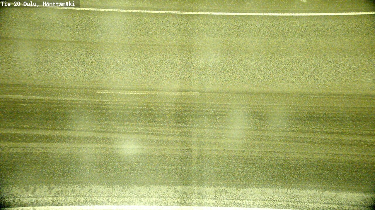 Weather Camera Image Road 20 Oulu, Hönttämäki, Oulu, Pohjois-Pohjanmaa