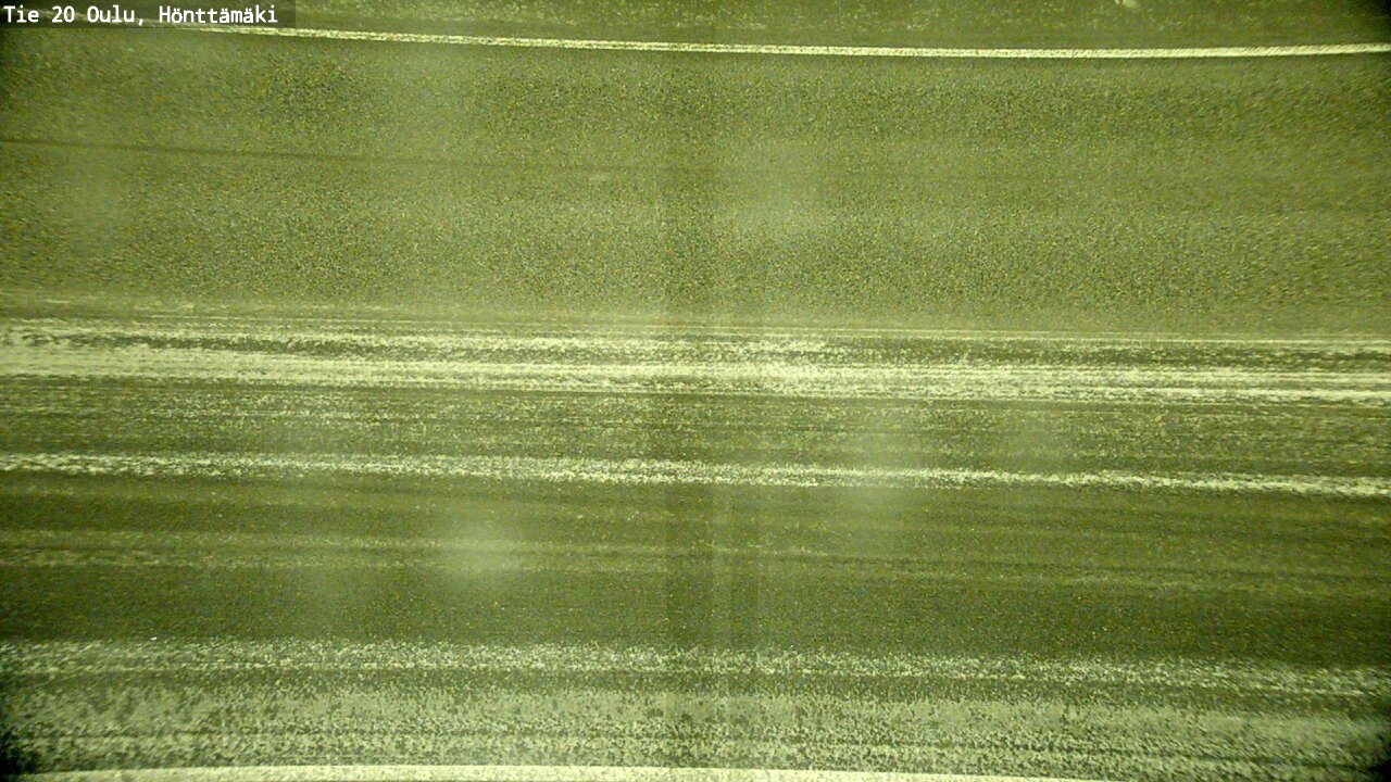 Weather Camera Image Road 20 Oulu, Hönttämäki, Oulu, Pohjois-Pohjanmaa