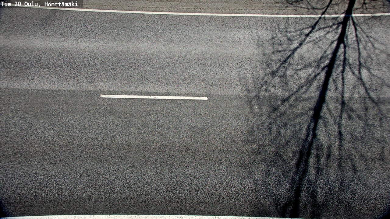 Weather Camera Image Road 20 Oulu, Hönttämäki, Oulu, Pohjois-Pohjanmaa