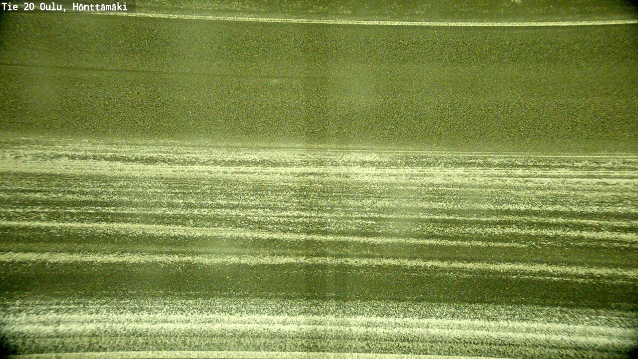 Weather Camera Image Road 20 Oulu, Hönttämäki, Oulu, Pohjois-Pohjanmaa
