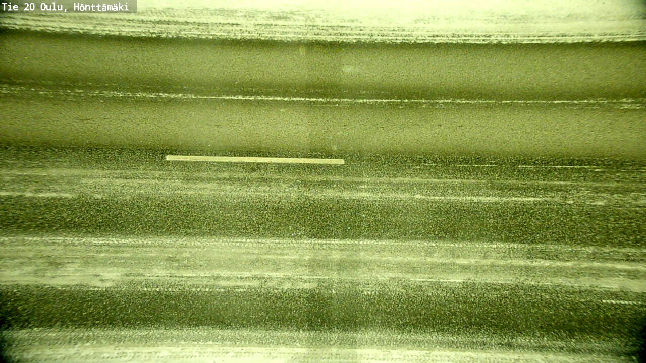 Weather Camera Image Road 20 Oulu, Hönttämäki, Oulu, Pohjois-Pohjanmaa