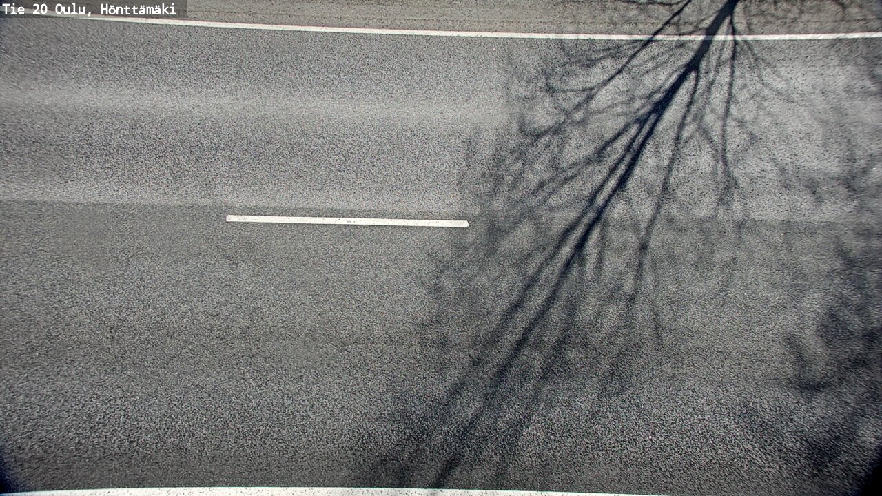 Weather Camera Image Road 20 Oulu, Hönttämäki, Oulu, Pohjois-Pohjanmaa