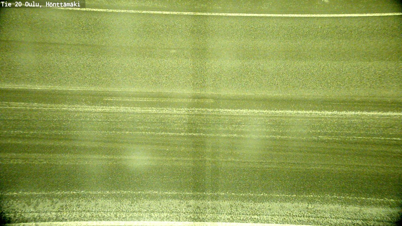 Weather Camera Image Road 20 Oulu, Hönttämäki, Oulu, Pohjois-Pohjanmaa