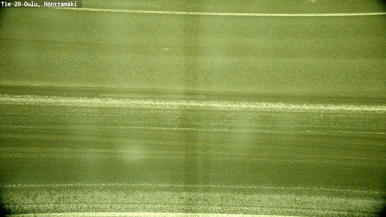 Weather Camera Image Road 20 Oulu, Hönttämäki, Oulu, Pohjois-Pohjanmaa