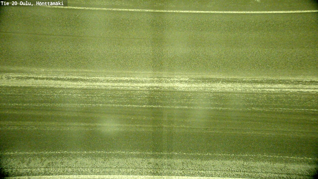 Weather Camera Image Road 20 Oulu, Hönttämäki, Oulu, Pohjois-Pohjanmaa