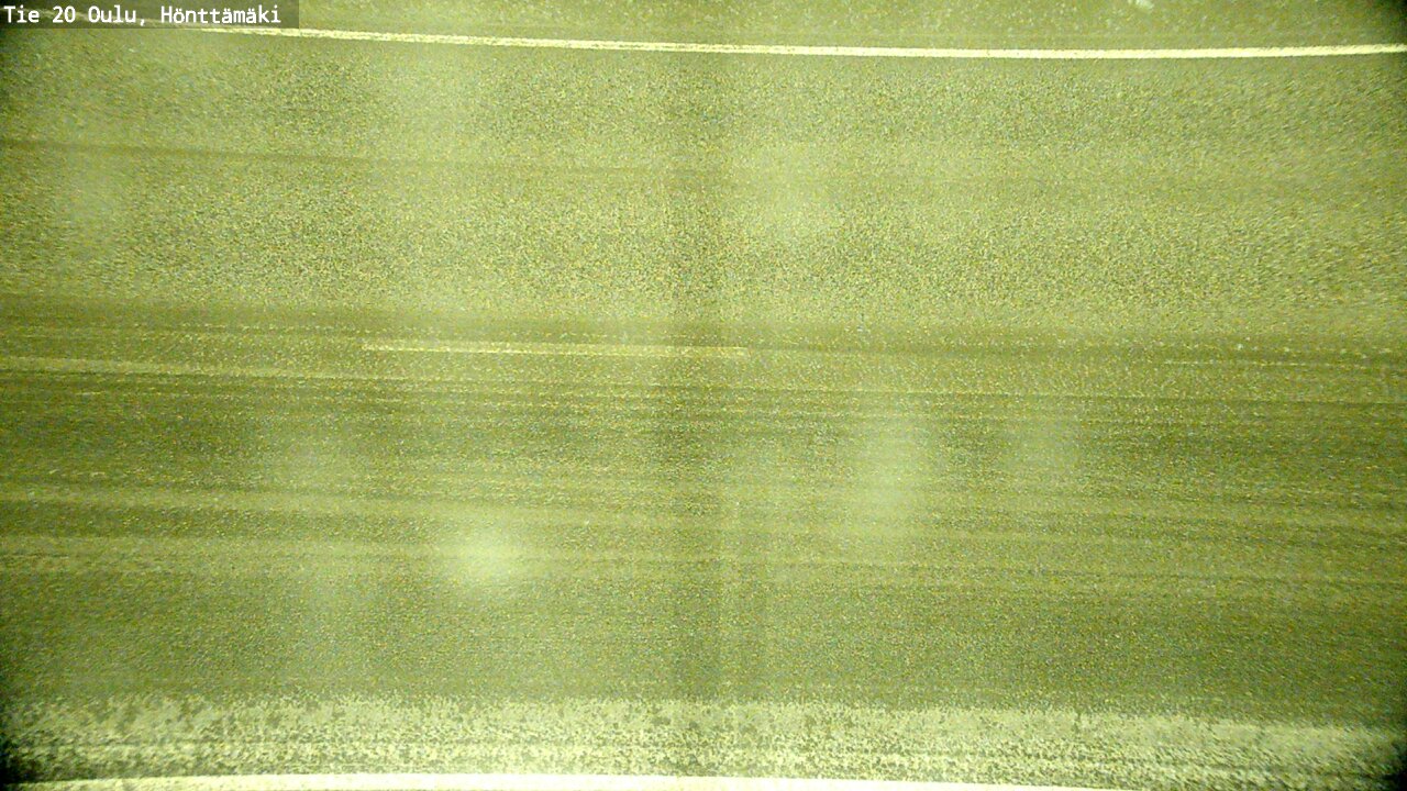 Weather Camera Image Road 20 Oulu, Hönttämäki, Oulu, Pohjois-Pohjanmaa