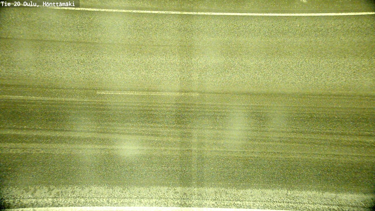 Weather Camera Image Väg 20 Oleåborg, Hönttämäki, Oulu, Pohjois-Pohjanmaa