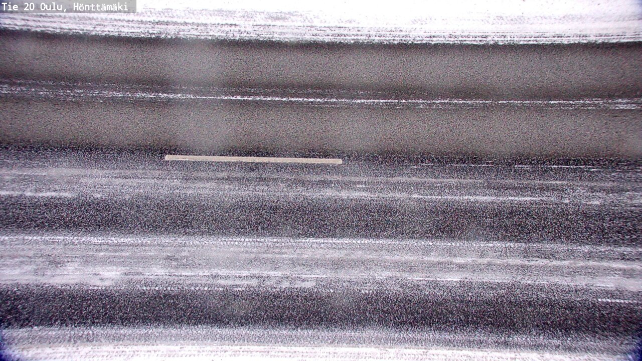 Weather Camera Image Road 20 Oulu, Hönttämäki, Oulu, Pohjois-Pohjanmaa