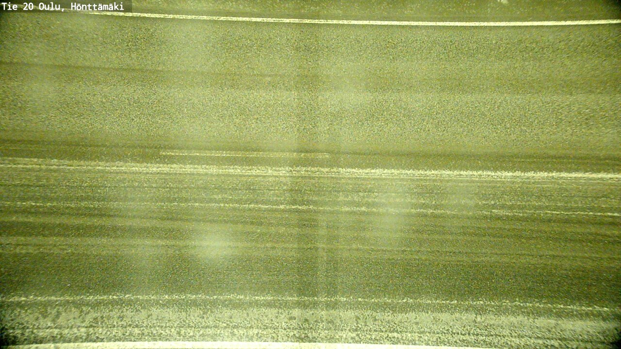 Weather Camera Image Road 20 Oulu, Hönttämäki, Oulu, Pohjois-Pohjanmaa