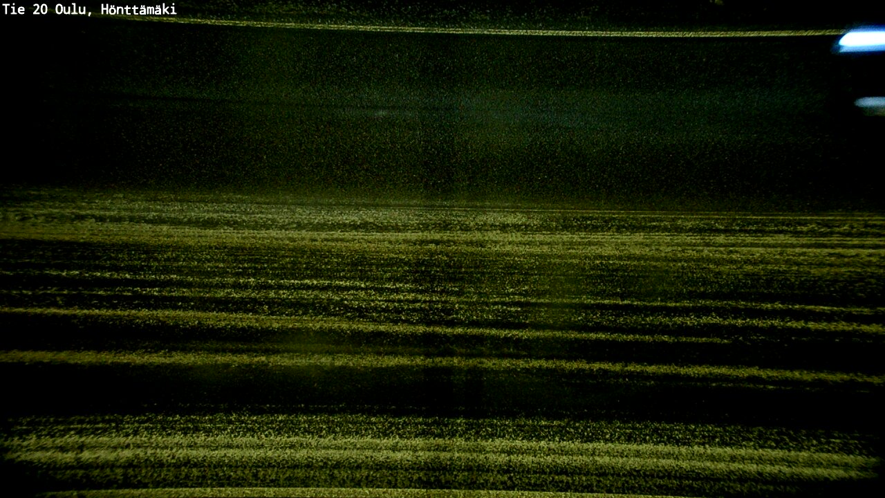 Weather Camera Image Road 20 Oulu, Hönttämäki, Oulu, Pohjois-Pohjanmaa