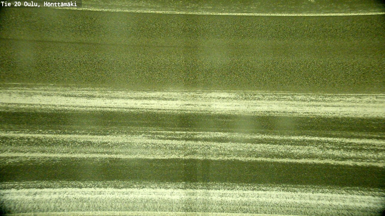 Weather Camera Image Road 20 Oulu, Hönttämäki, Oulu, Pohjois-Pohjanmaa