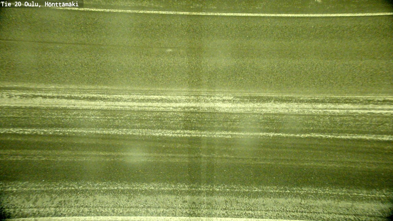 Weather Camera Image Road 20 Oulu, Hönttämäki, Oulu, Pohjois-Pohjanmaa