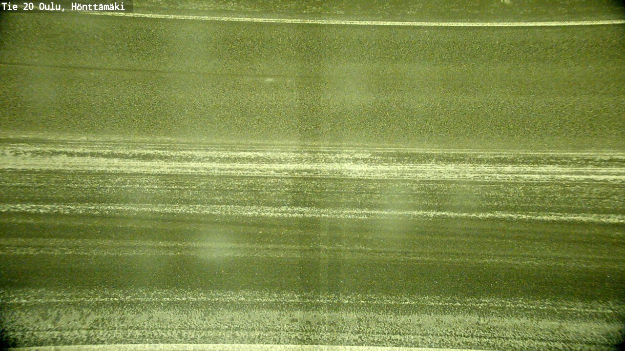 Weather Camera Image Road 20 Oulu, Hönttämäki, Oulu, Pohjois-Pohjanmaa