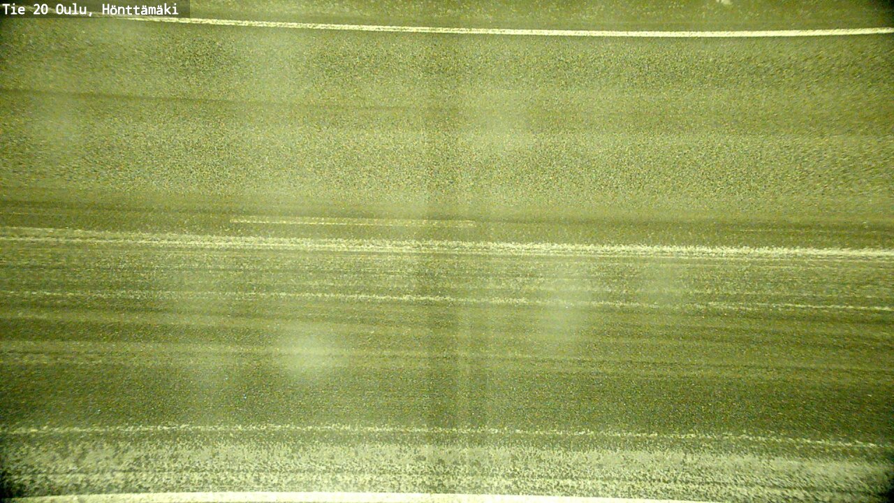 Weather Camera Image Road 20 Oulu, Hönttämäki, Oulu, Pohjois-Pohjanmaa