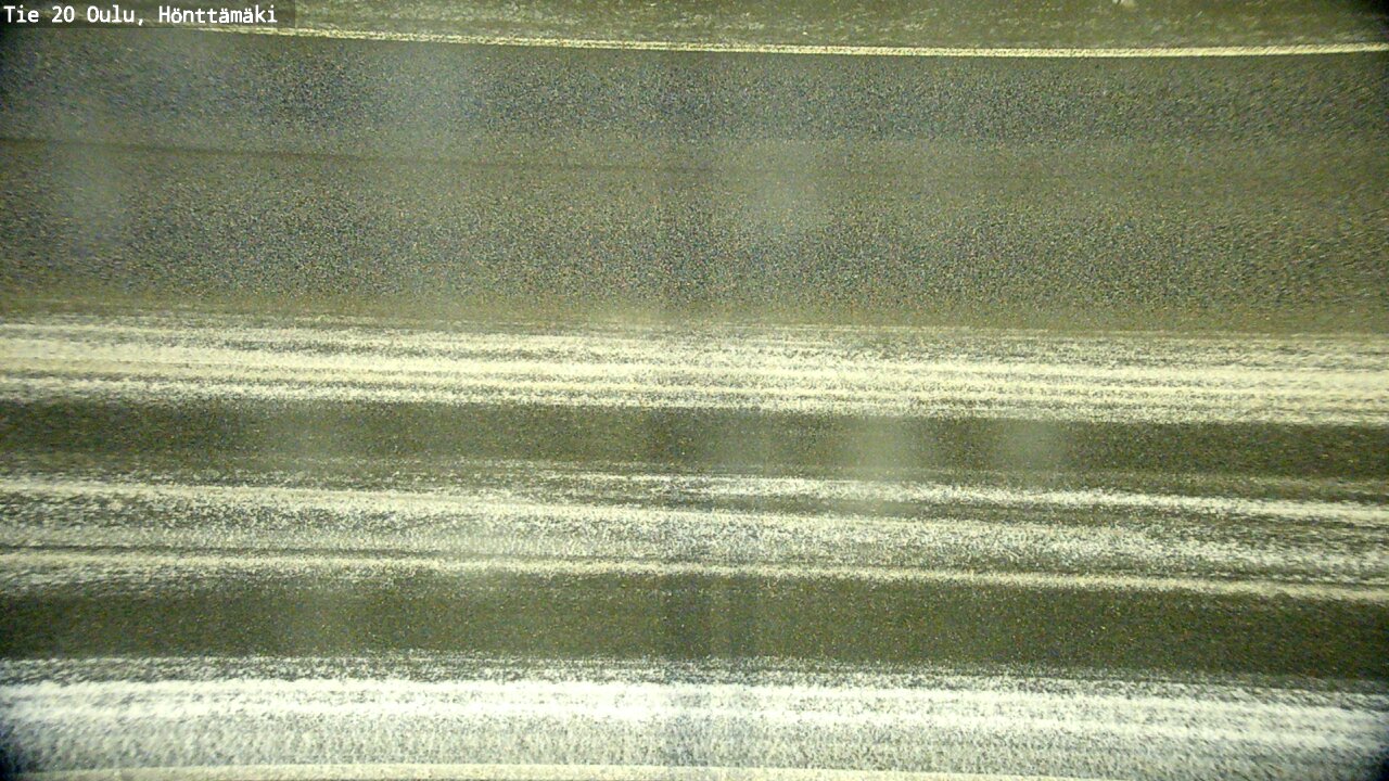 Weather Camera Image Road 20 Oulu, Hönttämäki, Oulu, Pohjois-Pohjanmaa