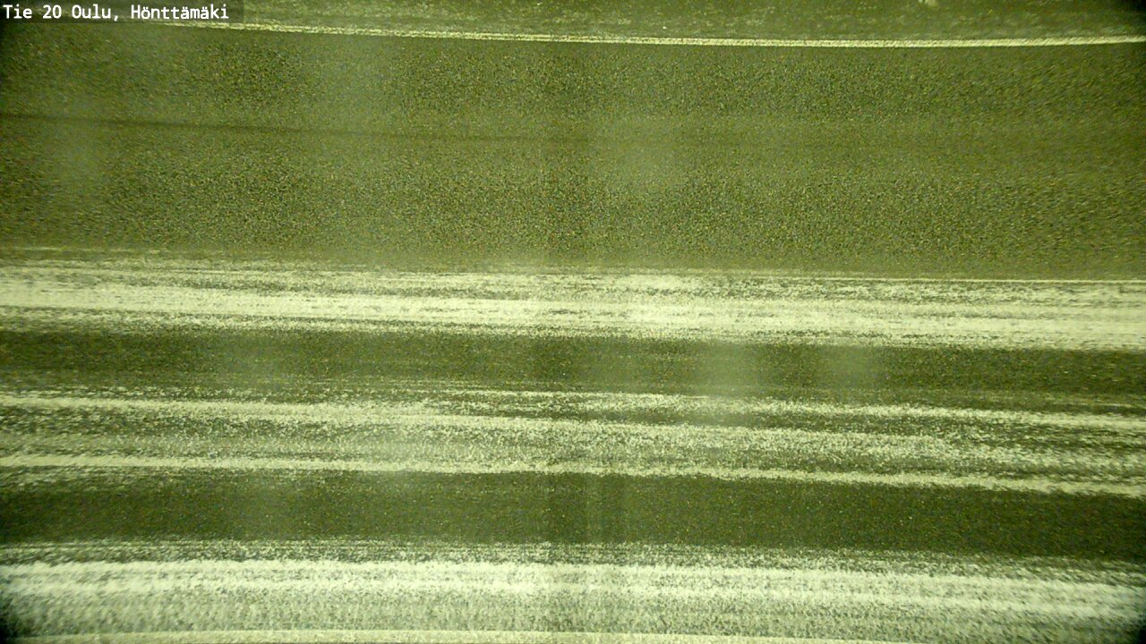 Weather Camera Image Road 20 Oulu, Hönttämäki, Oulu, Pohjois-Pohjanmaa