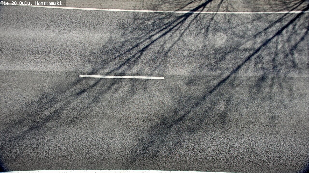 Weather Camera Image Road 20 Oulu, Hönttämäki, Oulu, Pohjois-Pohjanmaa