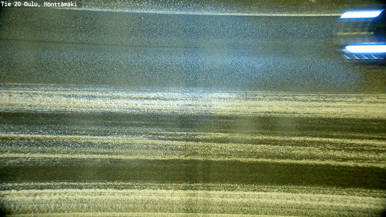 Weather Camera Image Road 20 Oulu, Hönttämäki, Oulu, Pohjois-Pohjanmaa