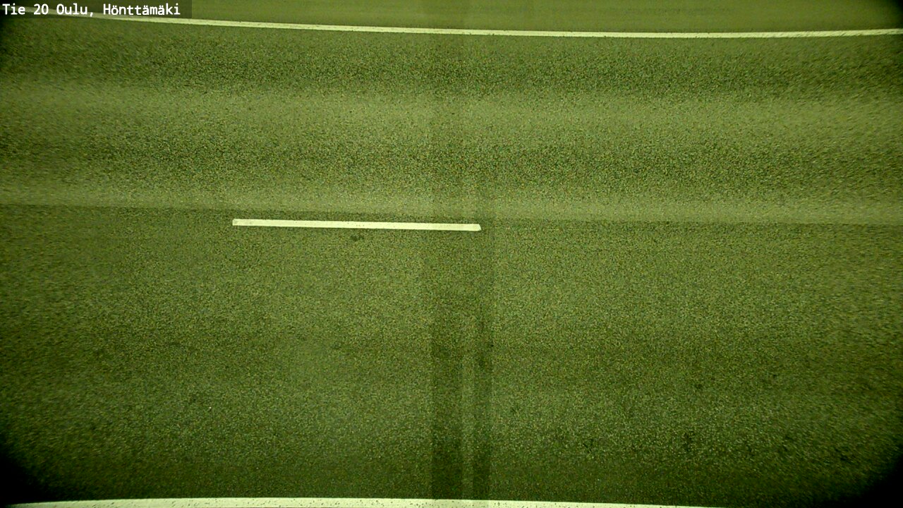 Weather Camera Image Road 20 Oulu, Hönttämäki, Oulu, Pohjois-Pohjanmaa
