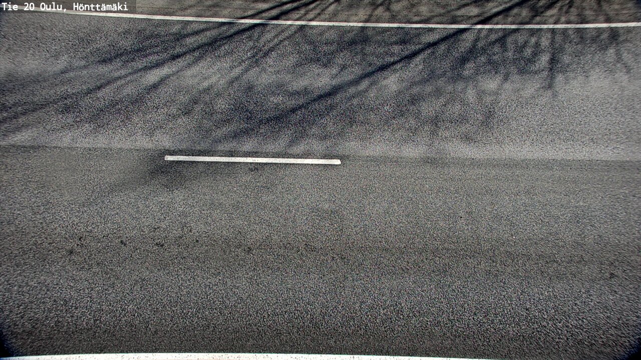 Weather Camera Image Road 20 Oulu, Hönttämäki, Oulu, Pohjois-Pohjanmaa