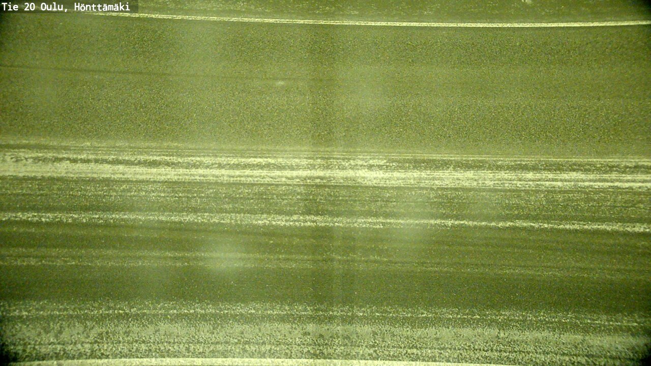 Weather Camera Image Road 20 Oulu, Hönttämäki, Oulu, Pohjois-Pohjanmaa