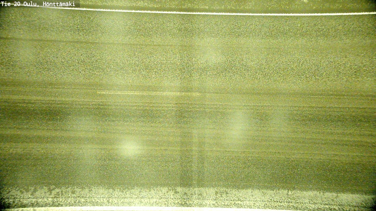 Weather Camera Image Road 20 Oulu, Hönttämäki, Oulu, Pohjois-Pohjanmaa