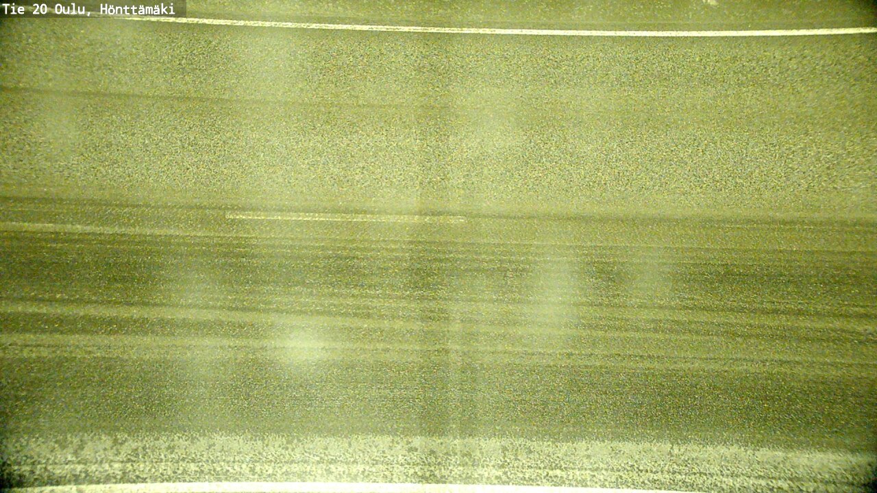 Weather Camera Image Road 20 Oulu, Hönttämäki, Oulu, Pohjois-Pohjanmaa