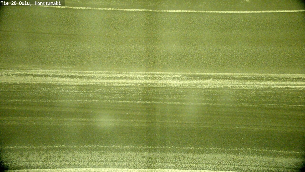 Weather Camera Image Road 20 Oulu, Hönttämäki, Oulu, Pohjois-Pohjanmaa
