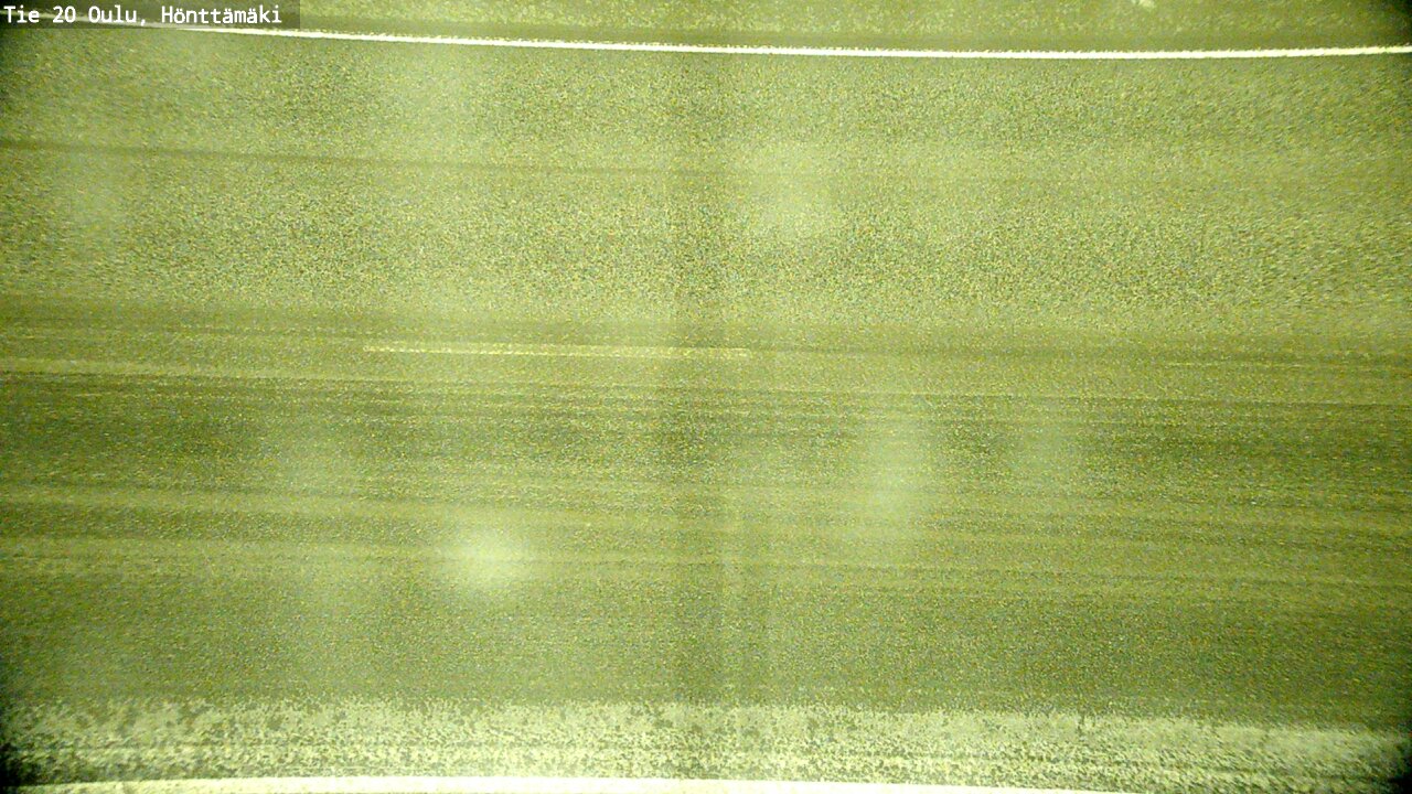 Weather Camera Image Road 20 Oulu, Hönttämäki, Oulu, Pohjois-Pohjanmaa