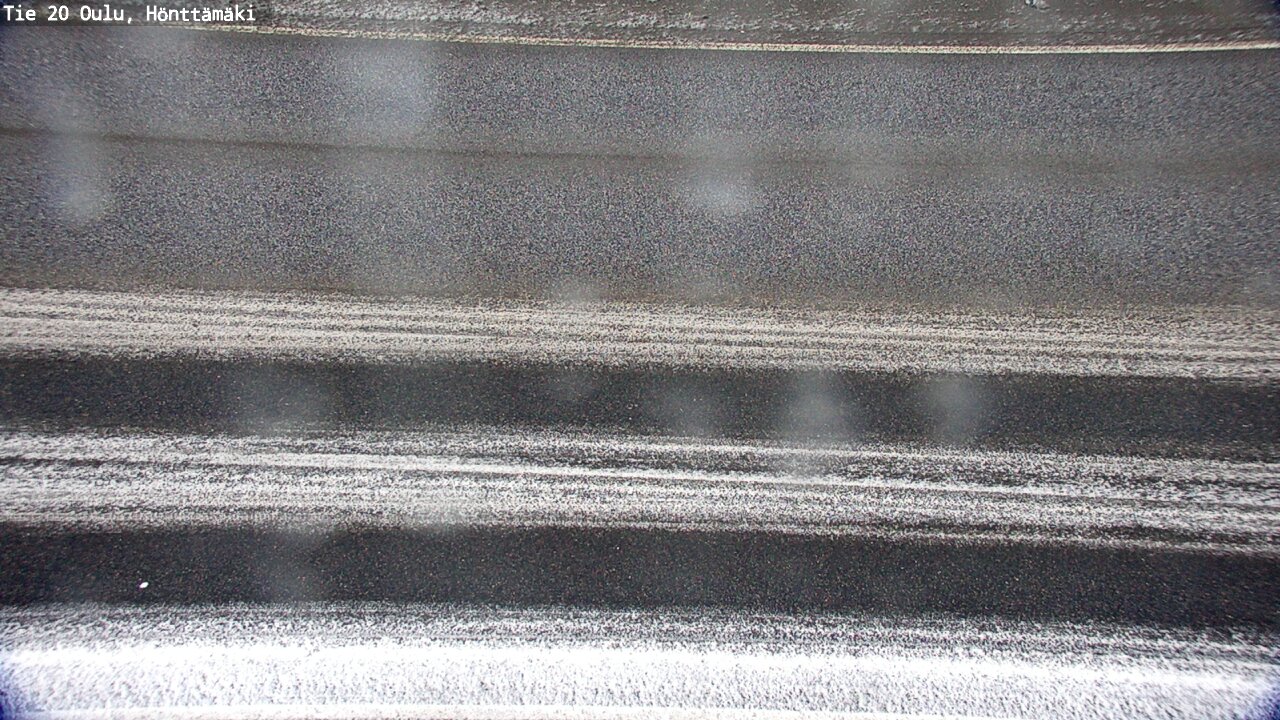 Weather Camera Image Road 20 Oulu, Hönttämäki, Oulu, Pohjois-Pohjanmaa